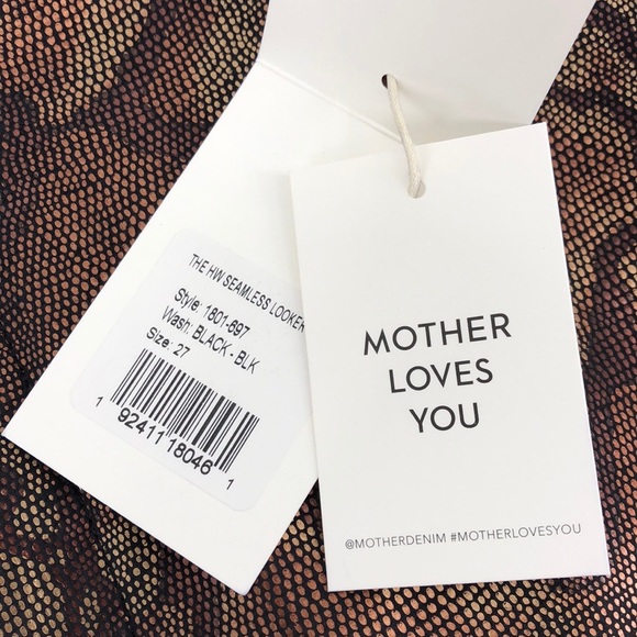 MOTHER Looker Snake Texture High Waist Skinny Pant - Picture 5 of 12